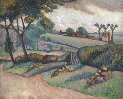 Duton Hill, Essex, 1910 von Lucien Pissarro