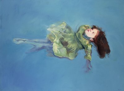 Mädchen schwebend von Lucinda Arundell