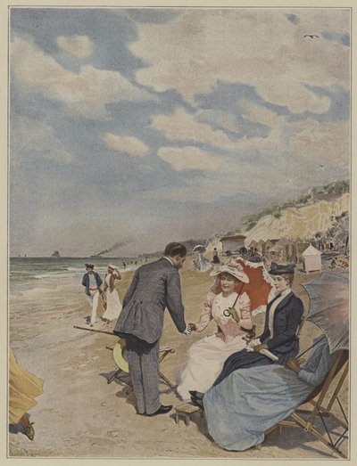 In Etretat, die Saison war in vollem Gange von Lucius Rossi