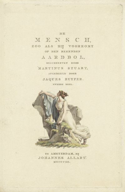 Frau bei einem Felsen von Ludwig Gottlieb Portman