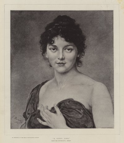 Ein Zigeunermädchen von Ludwig Knaus