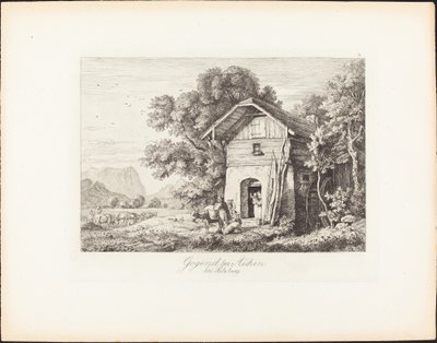 Gegend bei Aichen bei Salzburg von Ludwig Richter