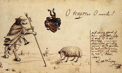 Seite aus einem Skizzenbuch von Ludwig von Siegen