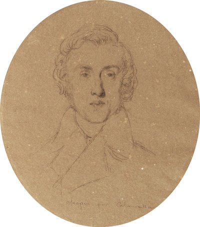 Porträt von Fryderyk Chopin von Luigi Calamatta