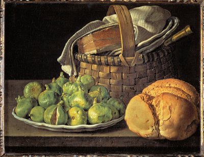 Stillleben mit Feigen von Luis Menendez or Melendez