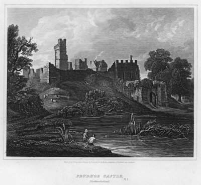 Prudhoe Castle, Northumberland von Luke (after) Clennell