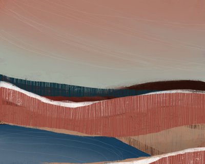 Abstrakte Erdschichten von MANSI SAXENA