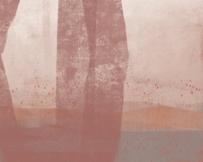 Staubiger Horizont Abstrakt von MANSI SAXENA