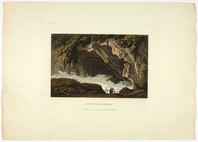 Grotte der Sirenen, Platte dreißig aus den Ruinen von Rom von M. Dubourg