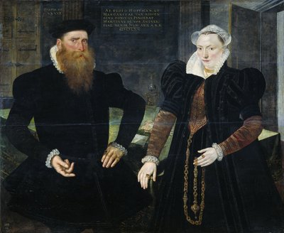 Porträt von Gillis Hooftman von Maarten de Vos