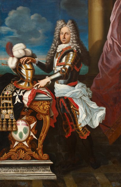 Joseph de Limerie des Choisy, 1729 von Maltese School