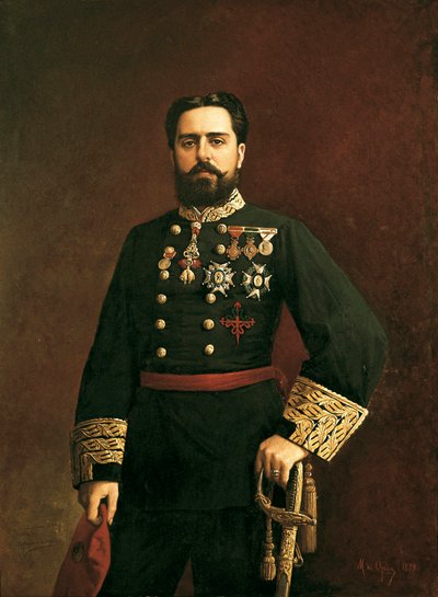 Porträt von Carlos de Borbón y Austria-Este von Manuel Ojeda y Siles