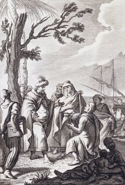 Illustration für „Der Vertrag von Algier“ von Miguel de Cervantes von Manuel de la Cruz y Cano