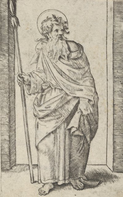 Heiliger Matthias von Marcantonio Raimondi