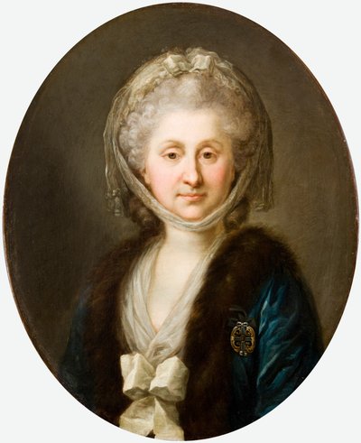 Porträt von Ludwika Zamoyska geb. Poniatowska von Marcello Bacciarelli