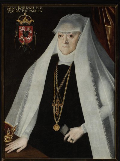 Porträt von Anna Jagiellon, Königin von Polen von Marcin Kober