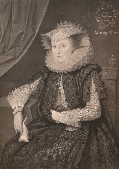 Mary Sidney, Gräfin von Pembroke, 1614 von Marcus Garret Gheeraerts the Younger
