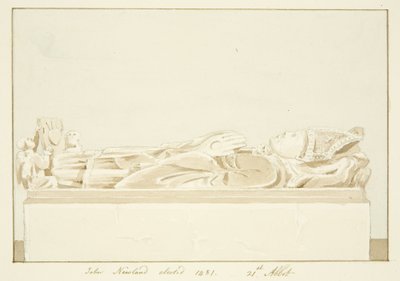Abbild von Abt Newland in der Kathedrale von Bristol von Marcus H. Homes