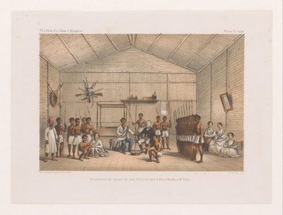 Besuch bei Prinz Ratsiba und Blutseidzeremonie von Marcus Jacob Goedkind