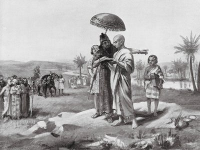 Festlegung der Grenze zwischen Assyrien und Babylon von Margaret (after) Dovaston