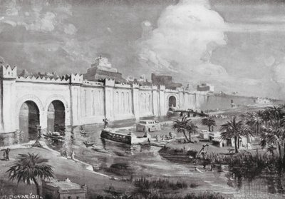 Babylon wiederhergestellt von Margaret (after) Dovaston
