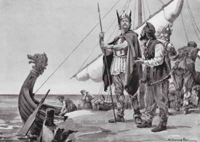 Rurik zieht ins Land der Slawen, 862 n. Chr. von Margaret (after) Dovaston