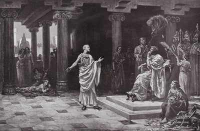 Solon am Hof von Kroisos von Margaret (after) Dovaston