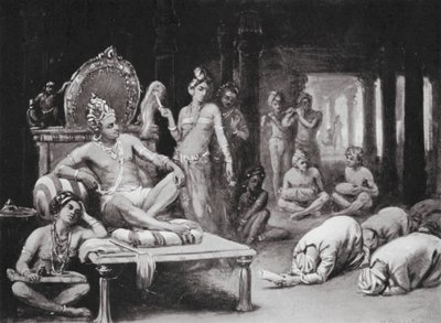 Vikramanka Chalukhya sendet einen freundlichen Brief an Kulottunga Chola von Margaret (after) Dovaston