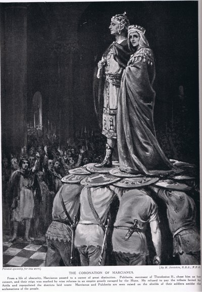 Die Krönung von Marcianus von Margaret Dovaston