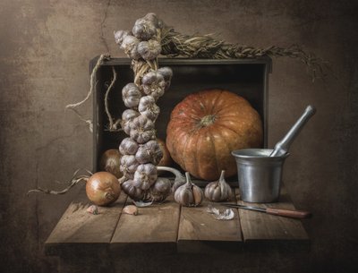 Rustikale Herbsternte von Margareth Perfoncio