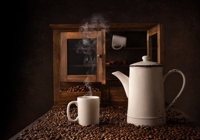 Dampfender Morgenkaffee von Margareth Perfoncio