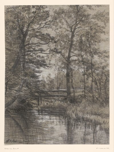 Teich im Wald von Maria Bilders van Bosse (signed by artist)