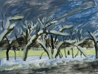 Russischer Winter von Maria Magenta