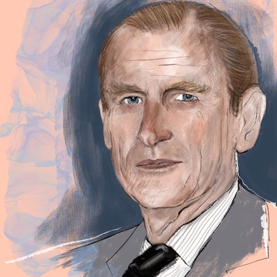 Prinz Philip, Herzog von Edinburgh, 2021 von Marianna Kulukundis