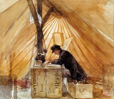 Unser Zelt von Mariano Fortuny y Marsal
