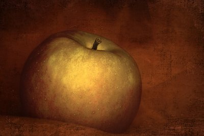 Stimmungsvolle goldene Apfel von Marie-anne Stas