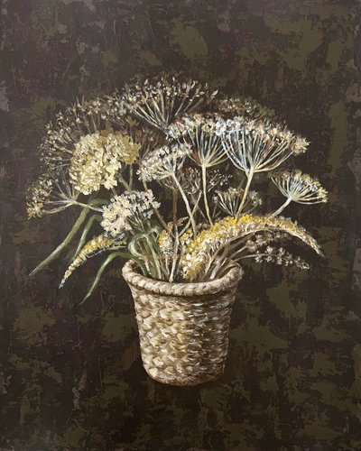 Rustikaler Wildblumenkorb von Marina Kozyr