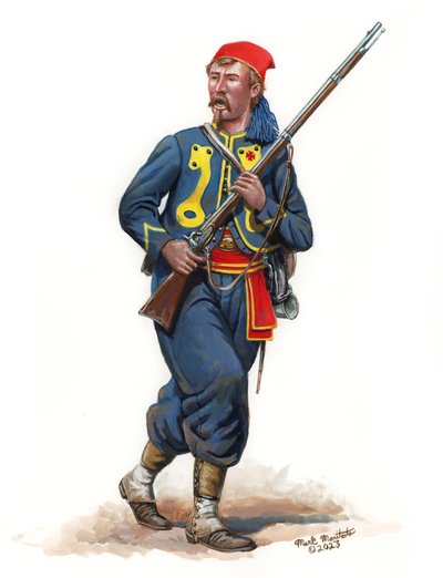 155. Pennsylvania Infanterieregiment Zouave 1864, 2023 von Mark Maritato