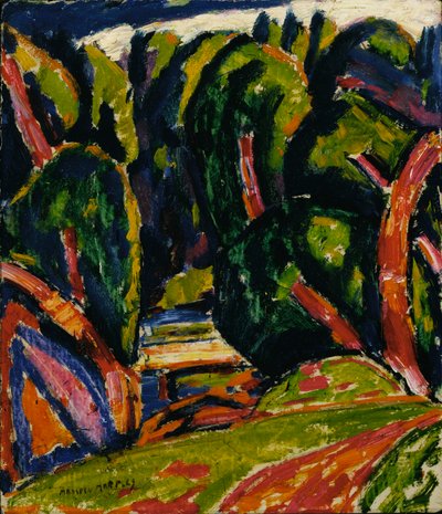 Roter Baum von Marsden Hartley