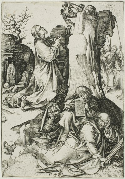 Die Agonie im Garten, aus Die Passion von Martin Schongauer