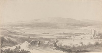 Panorama der Donau bei Grinzing von Martin von Molitor