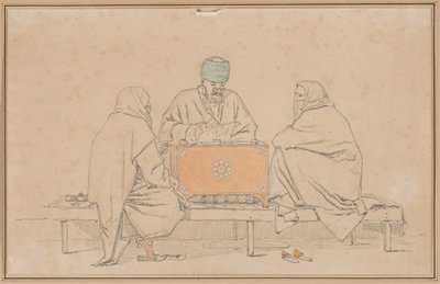 Ein türkischer Notar und zwei Frauen von Martinus Rørbye