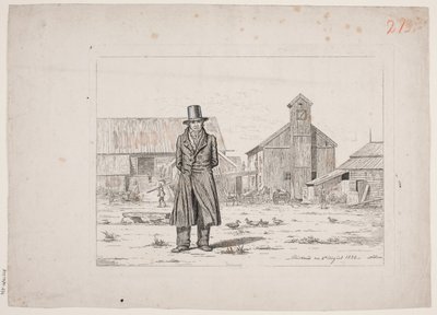 Peter Collet am Kupferbergwerk Buskerud in Norwegen von Martinus Rørbye