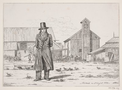 Peter Collet am Kupferwerk in Buskerud in Norwegen von Martinus Rørbye