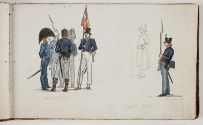 Studien von Soldaten von Martinus Rørbye