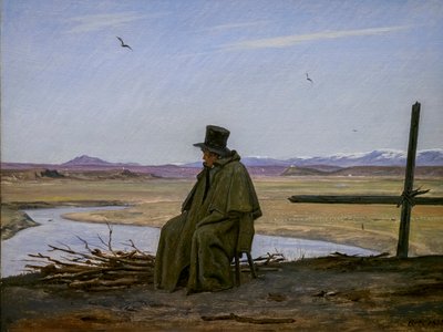 Blick auf die römische Campagna mit dem Tiber und Monte Soracte im Hintergrund von Martinus Rorbye