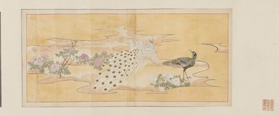Entwurfsskizze für ein Paravent-Gemälde von Maruyama Okyo