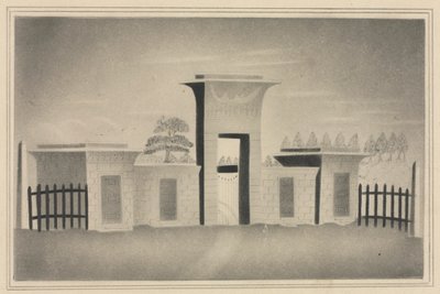 Das Tor von Mount Auburn, bei Boston von Mary Altha Nims