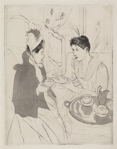 Nachmittagstee-Party, 1890-1891 von Mary Cassatt