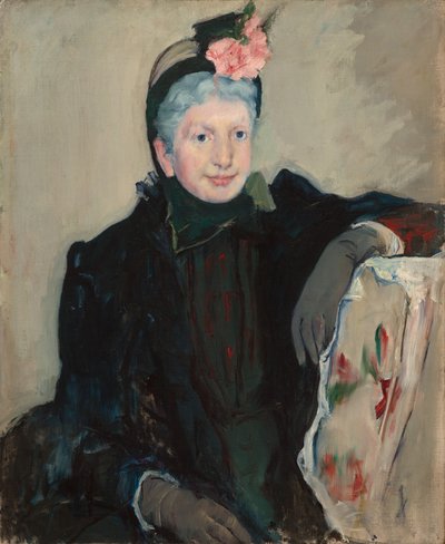 Porträt einer Dame von Mary Cassatt